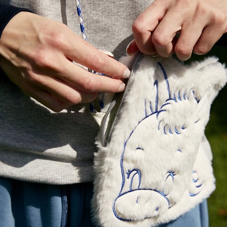 SABLE FLUFFY SHOULDER POUCH