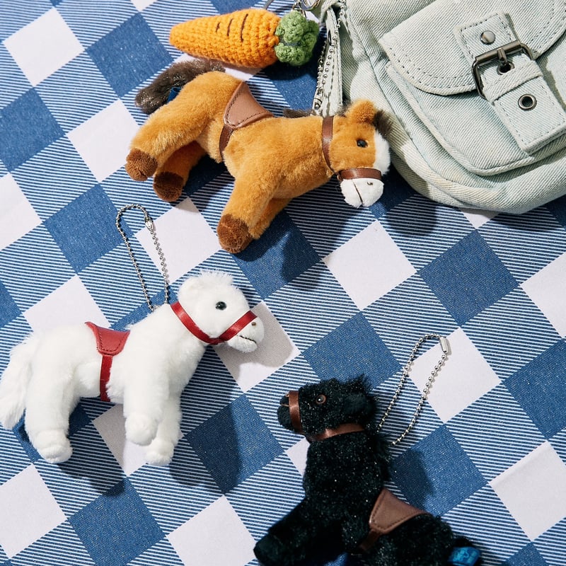 Horse Stuffed Toy Key Chain | NASU FARM VILLAGE