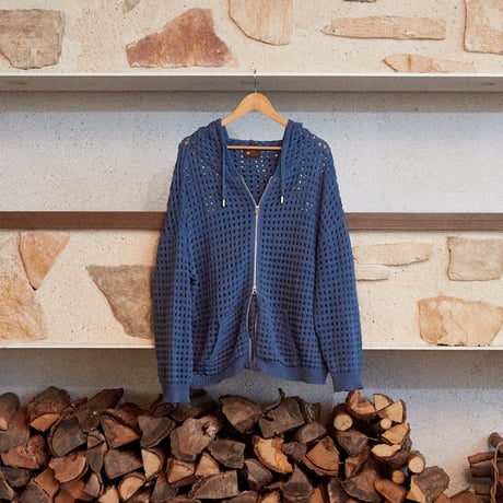 FARM FULL-ZIP SUMMER KNIT HOODIE