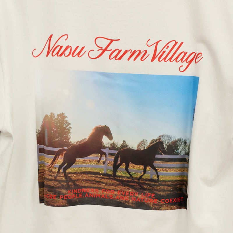 Horse Photo Tee | NASU FARM VILLAGE ONLINE STORE