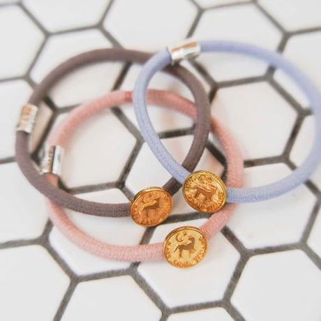 Logo Charm Hair Tie