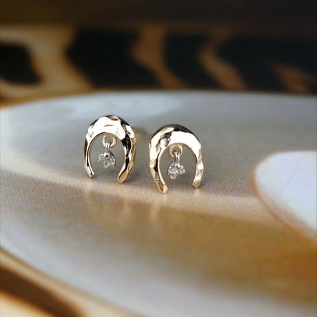 One Diamond Horseshoe Pierce