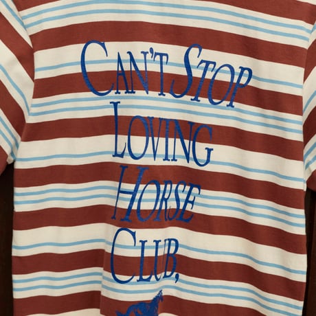 Can't Stop Loving Horse Club, Border Tee