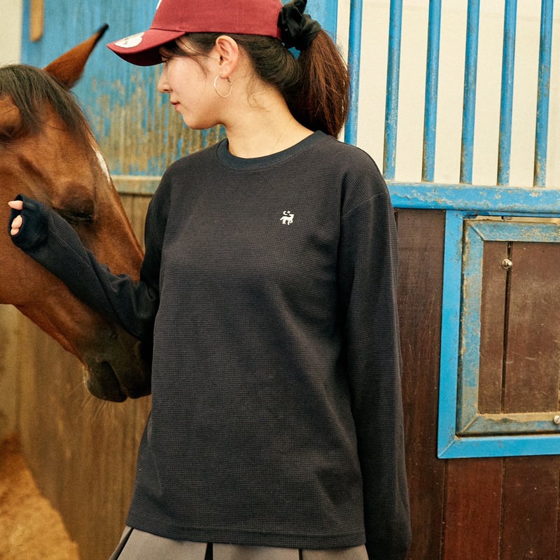 Farm Logo Waffle Long Sleeve | NASU FARM VILLAG