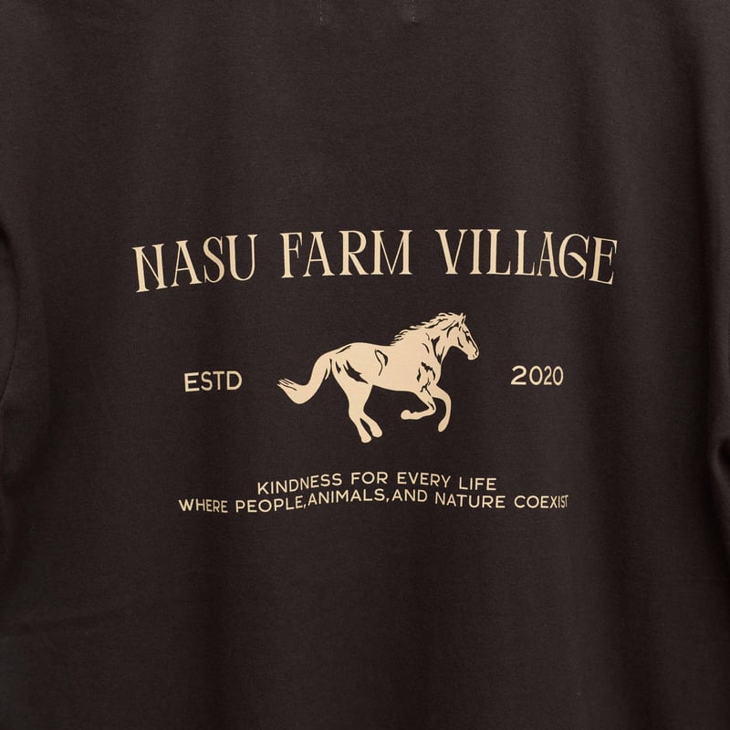 トップス house on the hill L/S Tee (Brown Horse) Horse Logo Tee | NASU FARM VILLAGE ONLINE STORE