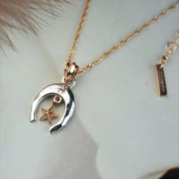 Star Horseshoe Charm (K10/SILVER)