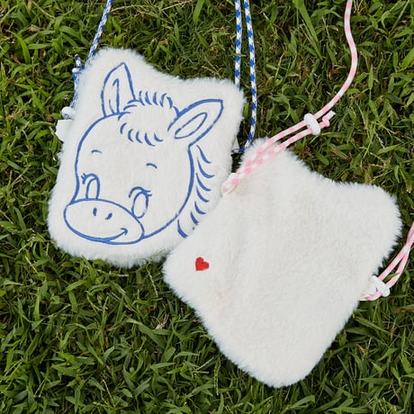 SABLE FLUFFY SHOULDER POUCH