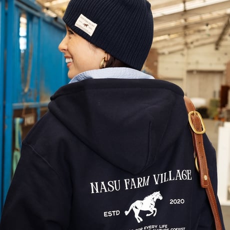 Horse Logo Heavyweight Fullzip Hoodie