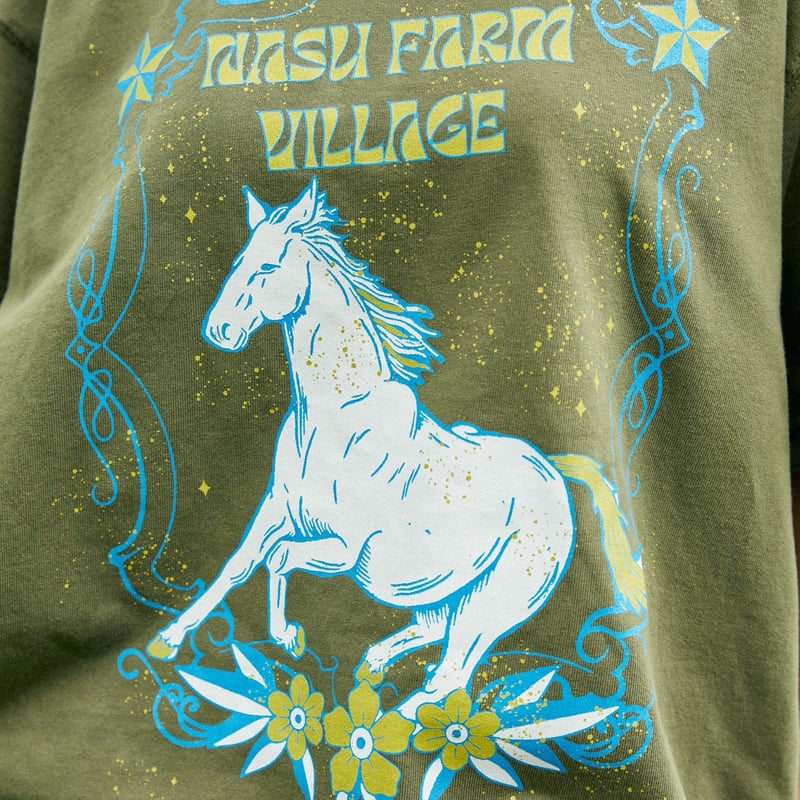 HORSE GRAPHIC TEE | NASU FARM VILLAGE ONLINE STORE