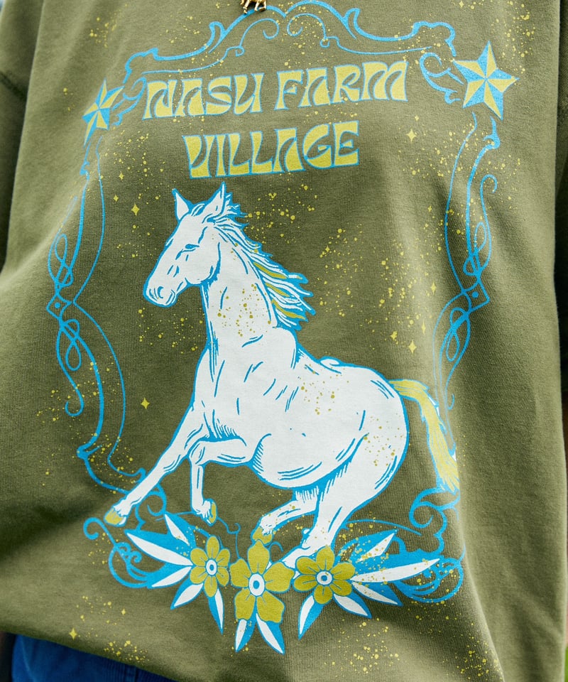 HORSE GRAPHIC TEE | NASU FARM VILLAGE ONLINE STORE