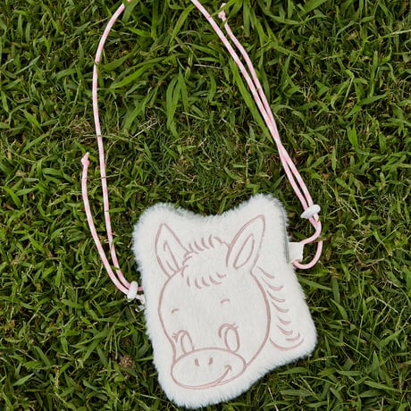 SABLE FLUFFY SHOULDER POUCH