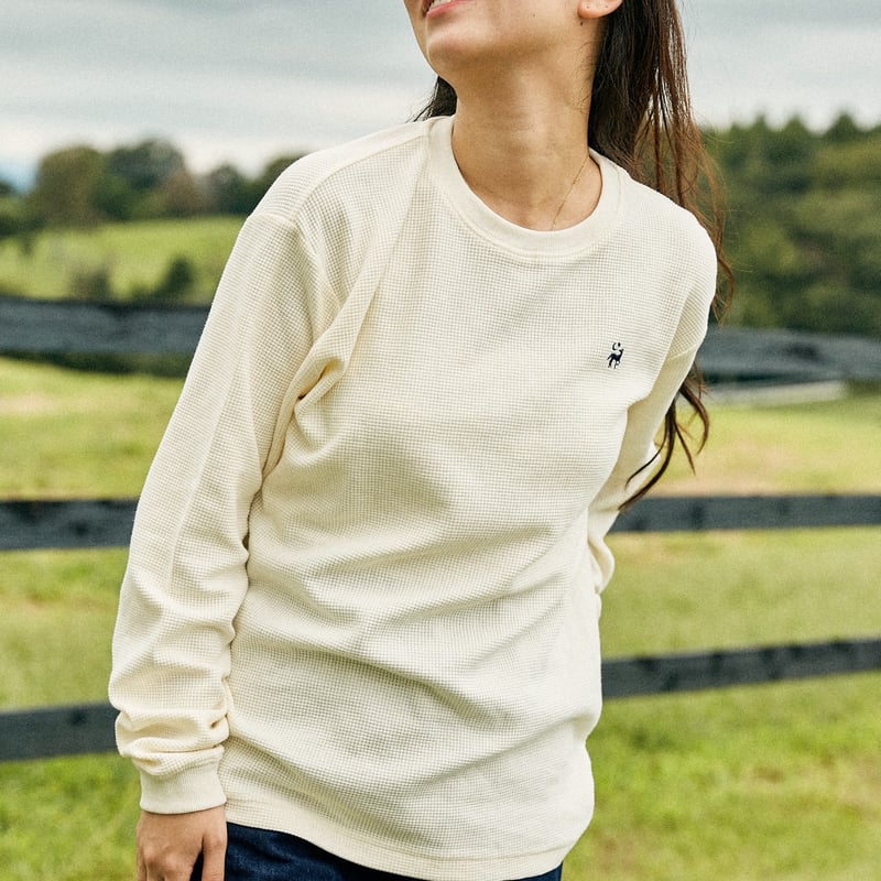 Farm Logo Waffle Long Sleeve | NASU FARM VILLAG