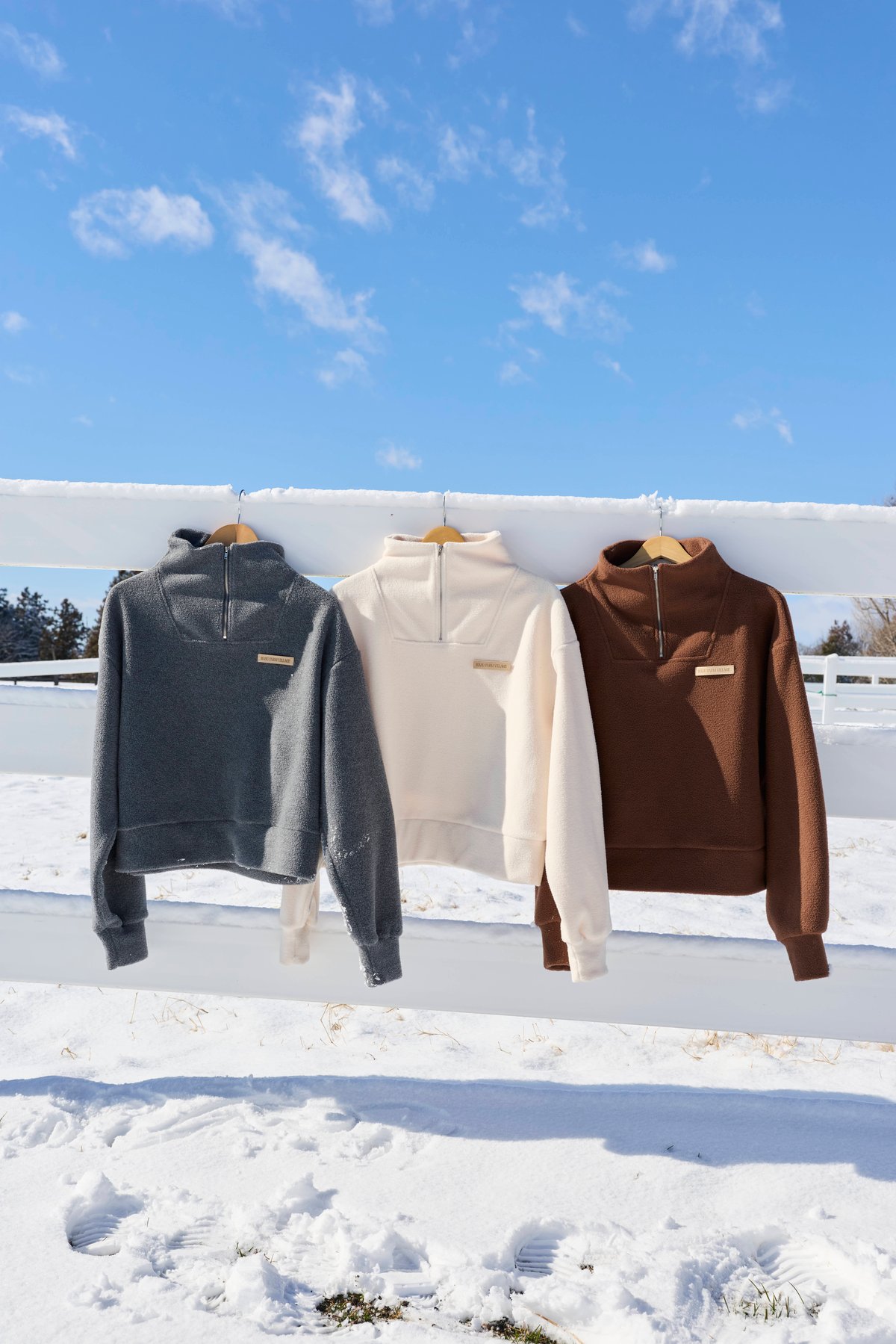 Fleece Half-Zip Pullover | NASU FARM VILLAGE ON