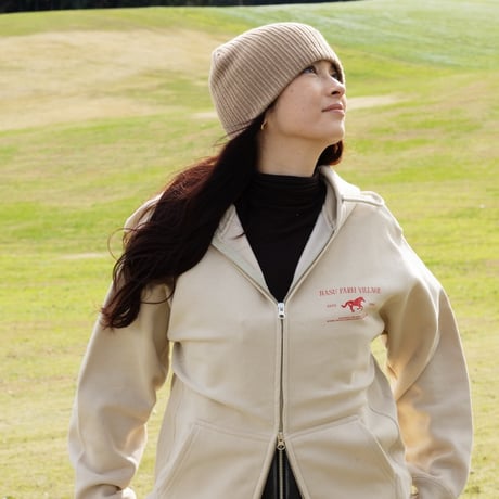 Horse Logo Heavyweight Fullzip Hoodie