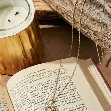 ONE STAR HORSE SILVER NECKLACE TOP