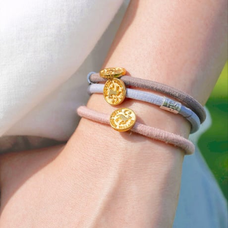 Logo Charm Hair Tie