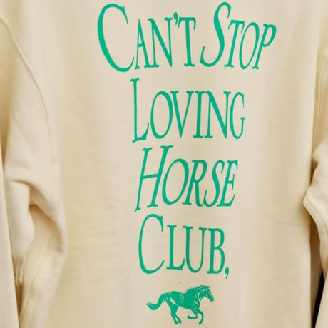 Can't Stop Loving Horse Club,  Crewneck Sweatshirts