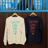 Can't Stop Loving Horse Club,  Crewneck Sweatshirts