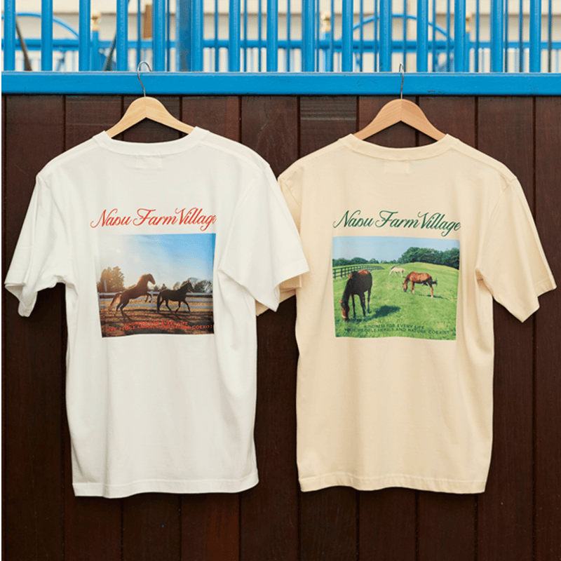 Horse Photo Tee | NASU FARM VILLAGE ONLINE STORE