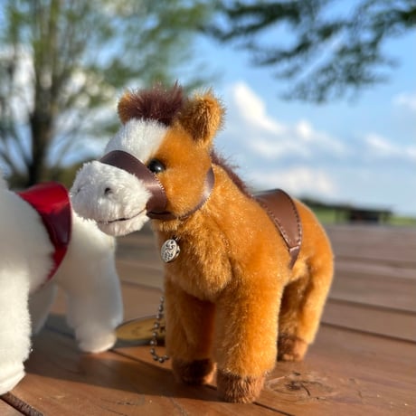 NFV Horse Stuffed Toy Key Chain