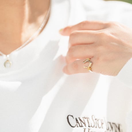 Signet Horseshoe Ring / Pinky Ring
