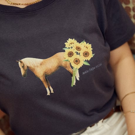 SUNFLOWER HORSE TEE