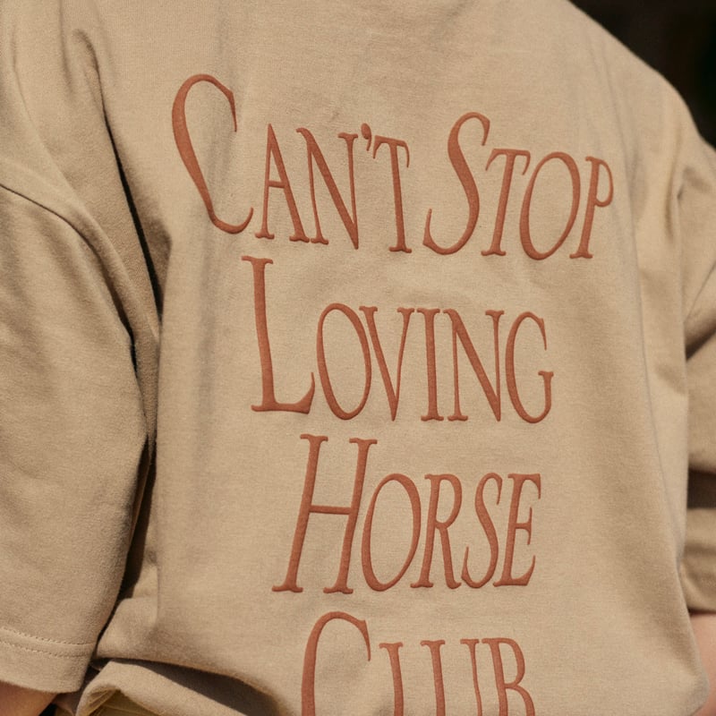 Can't Stop Loving Horse Club, Cotton Tee | NASU