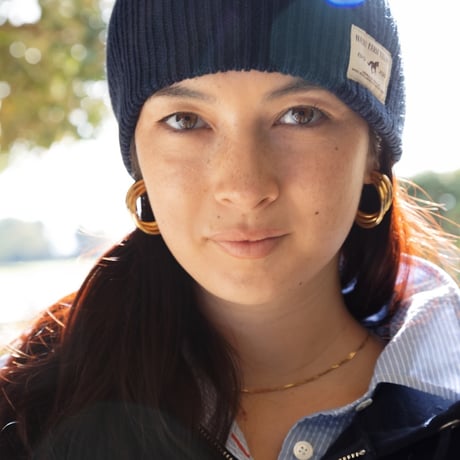 Horse Logo Rib Knit Hat