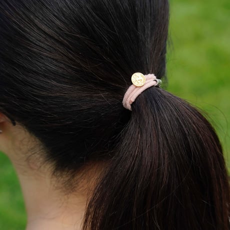Logo Charm Hair Tie