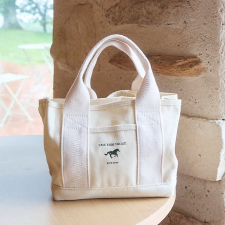 Horse Logo Canvas Mini Tote