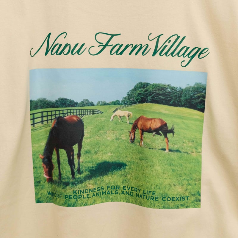 Horse Photo Tee | NASU FARM VILLAGE ONLINE STORE