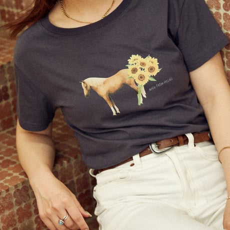 SUNFLOWER HORSE TEE