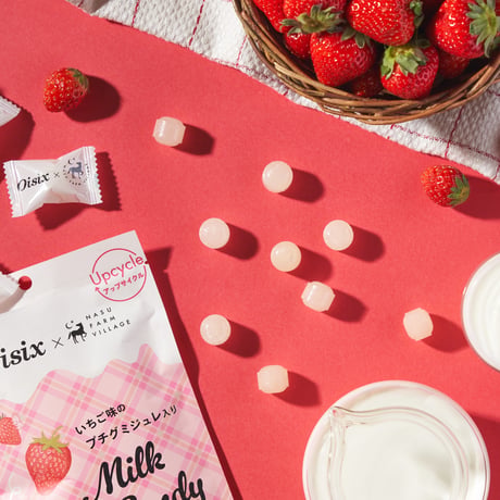 いちご味 プチグミジュレ入り Milk Candy