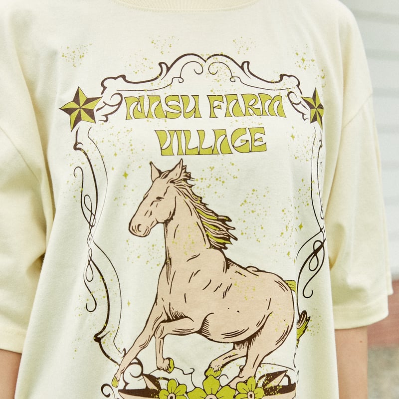 HORSE GRAPHIC TEE | NASU FARM VILLAGE ONLINE STORE
