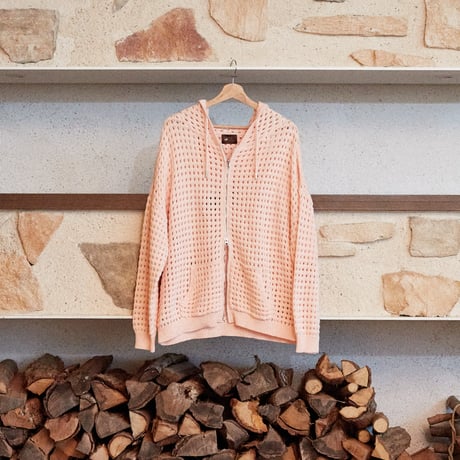 FARM FULL-ZIP SUMMER KNIT HOODIE