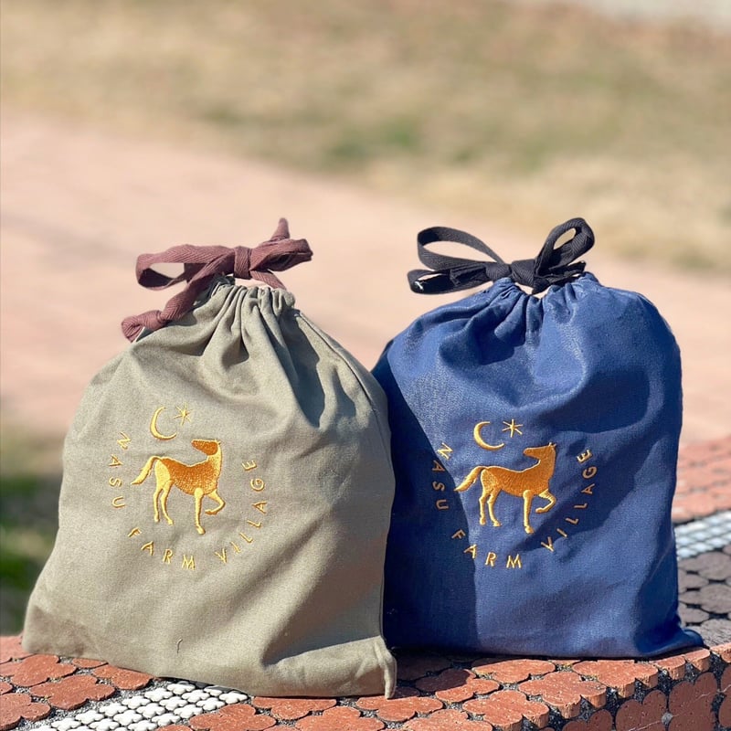 カラーロゴ巾着 | NASU FARM VILLAGE ONLINE STORE