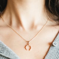 Diamond Horseshoe Necklace Top - Saeko edition -