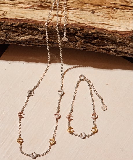 MultiColor Horseshoe Necklace / Bracelet