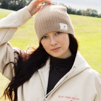 Horse Logo Rib Knit Hat