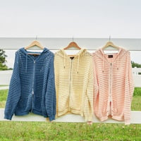 FARM FULL-ZIP SUMMER KNIT HOODIE