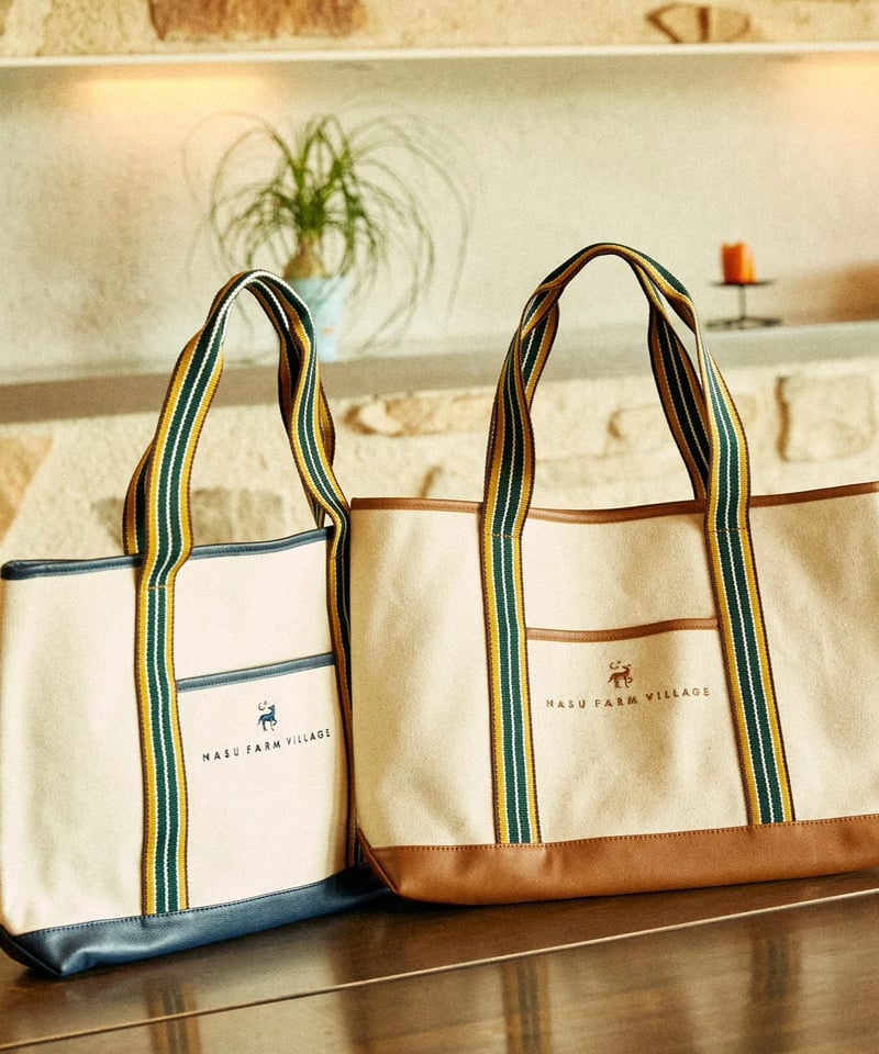 FARM CANVAS TOTE (large) | NASU FARM VILLAGE ON