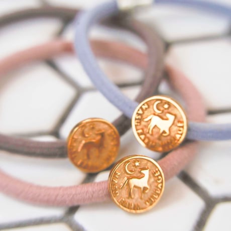 Logo Charm Hair Tie