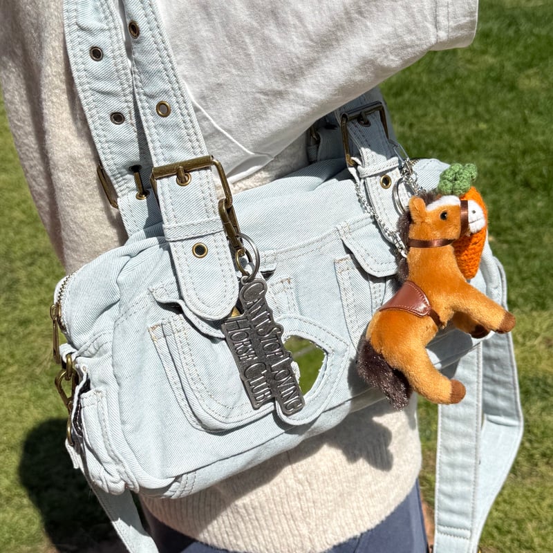 FARM DENIM SHOULDER BAG | NASU FARM VILLAGE ONL