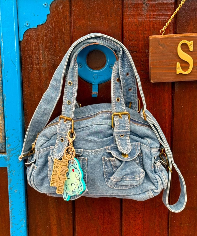 那須ファームビレッジ NASU FARM VILLAGE デニムショルダーバック FARM DENIM SHOULDER BAG | NASU FARM VILLAGE ONL