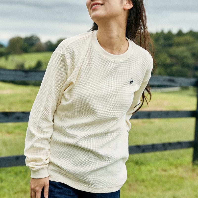 Farm Logo Waffle Long Sleeve | NASU FARM VILLAG