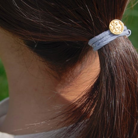 Logo Charm Hair Tie