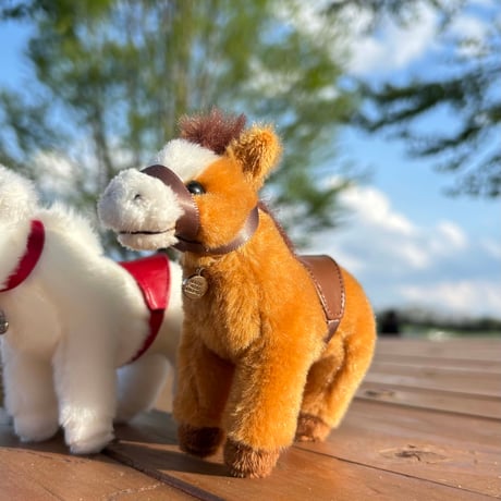 NFV Horse Stuffed Toy Key Chain