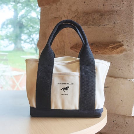 Horse Logo Canvas Mini Tote