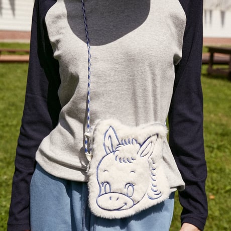 SABLE FLUFFY SHOULDER POUCH