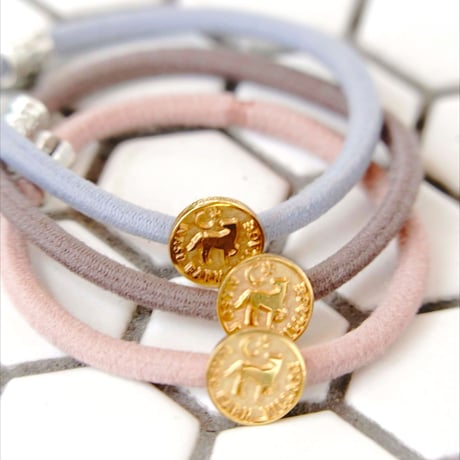 Logo Charm Hair Tie